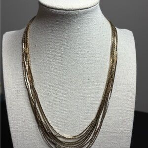 Express  Gold Multi-Strand Necklace